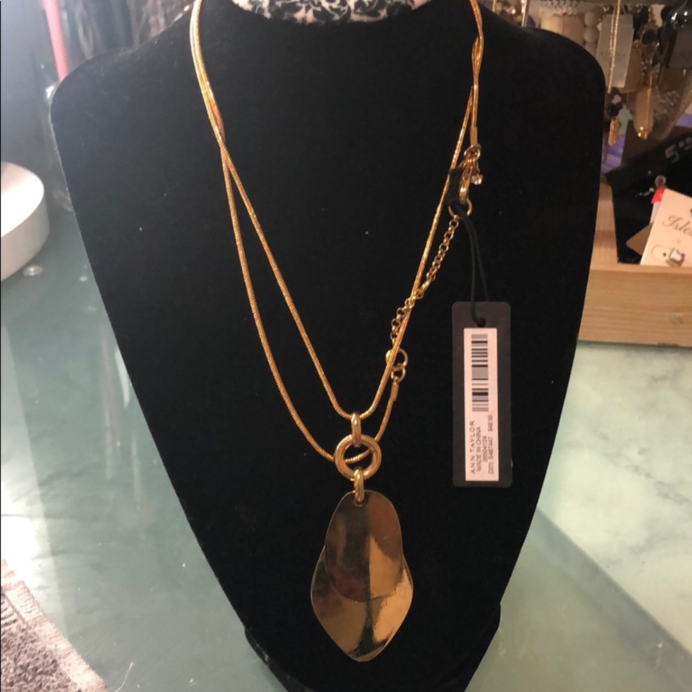 Ann Taylor Metal  Pendant Necklace